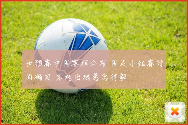 世预赛中国赛程公布 国足小组赛时间确定 末轮出线悬念待解